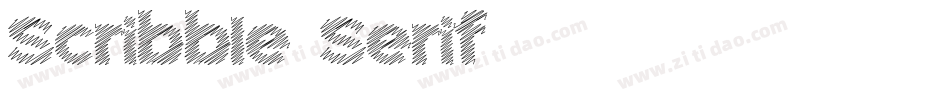 Scribble Serif字体转换
